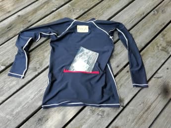 Lycra mit wasserdichter Tasche