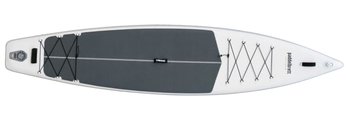 Extensive equipment and two luggage nets make the paddleboard the perfect partner on tour.