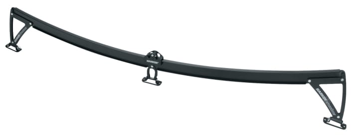   As the carriage is adapted to the curvature of the rail, there is only one length, which is 1.10 metres