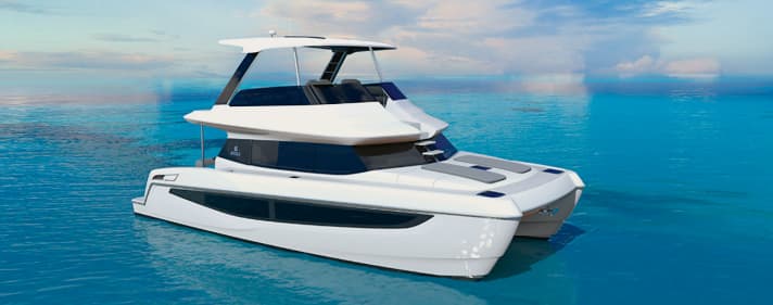 Flybridge und Vorschiff sind per Niedergang verbunden