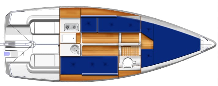   Alternativa di layout con bagno aggiuntivo