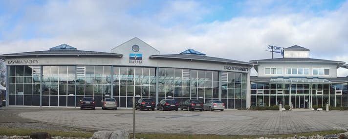   The yacht centre in Bernau am Chiemsee