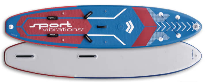 Sport Vibrations Surf Multisport 11'5" x 31" can do both: SUP and windsurfing