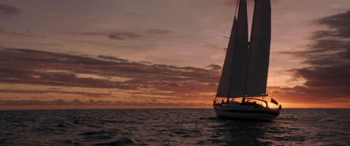   Oldham and Sharp want to sail from Tahiti to San Diego