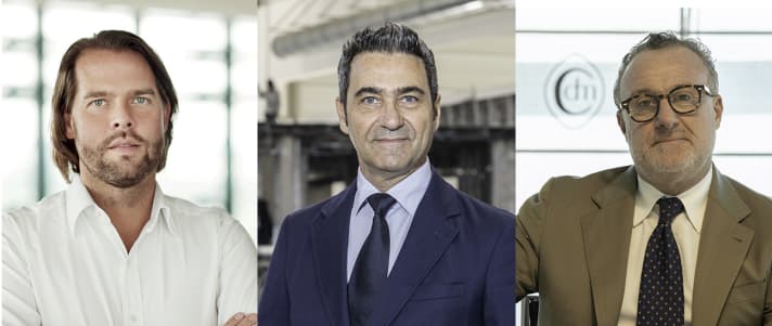 New management trio (from left to right): Tom Schröder, Ennio Cecchini and Vasco Buonpensiere