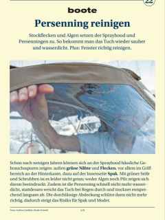 Guide 22: Persenning reinigen