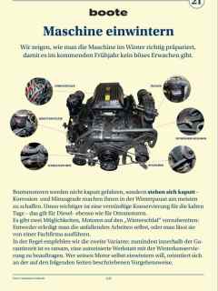 Guide 21: Motor einwintern