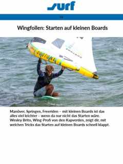 Guide 32: Wing starten auf kleinen Boards