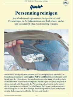 Guide 24: Persenning reinigen