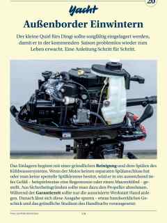 Guide 20: Aussenborder einwintern