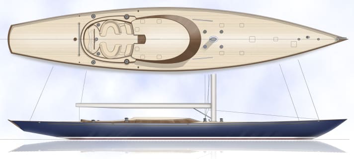 Spirit 111: Shipyard manager Sean McMillan designed the exterior in co-operation with Rhoades Young. | g.