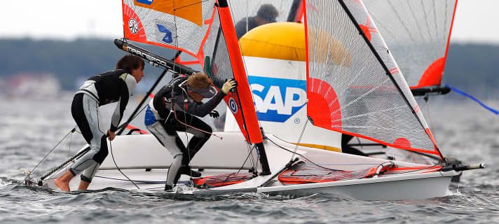   Gwendal Lamay e Luke Willim hanno conquistato il terzo posto nella 29er
