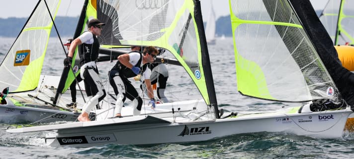   Peter Burling e Blair Tuke hanno vinto la Woche di Kieler nel 49er con grande facilità un giorno prima della finale.