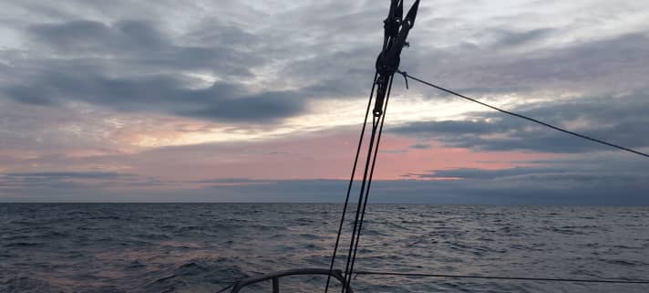   Naturschönheit wie diese gab es auf Kurs Bermuda–Plymouth satt