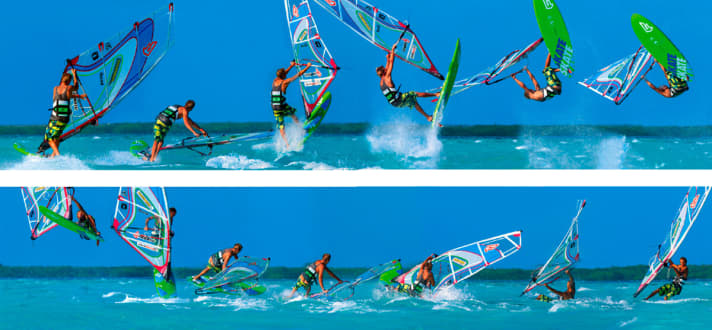You don't need to understand why a move has to be called "Air Kabikuchi". The fact that only a handful of people can do this trick is more obvious from this sequence. Adi Beholz belongs to this select circle. For all those who want to copy it: The sequence starts at the top left and ends at the bottom right...