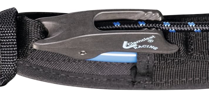 Eine solide Metallklemme soll ein Durchrutschen verhindern.