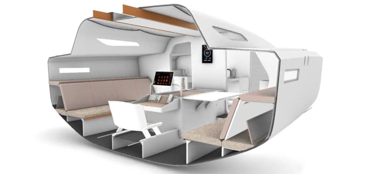 Un buon salotto: Il salone è funzionale e accogliente, ma qui non si trovano impiallacciature in legno | Rendering: Judel/Vrolijk