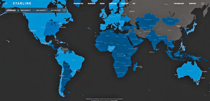 Internet veloce e all'avanguardia in costante espansione
