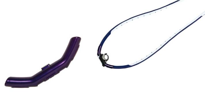 Ein komplett neu konstruiertes Kopfstück aus druckgegossenem Aluminium spart Gewicht und sorgt für edle Anmutung. Damit geht NeilPryde weg vom Monocoque hin zur mehrteiligen Gabel.