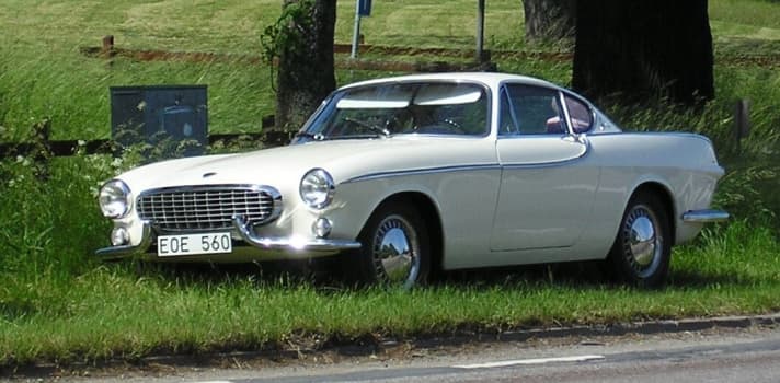   Der von Petterson entworfene Volvo P1800