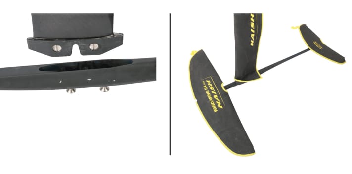 Naish Wind Wing HA 914 Carbon: Good protection for all parts (right).