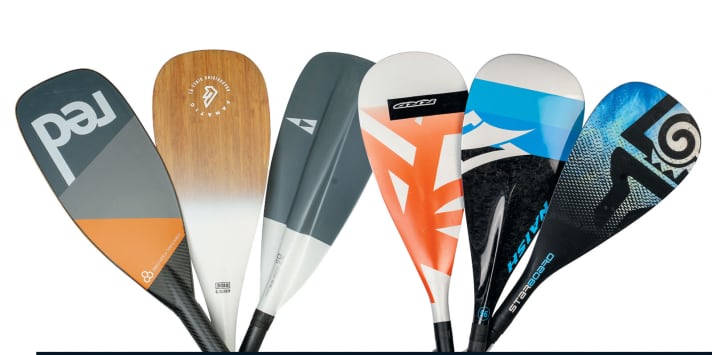 After many hours of paddle testing, we have come to the conclusion that there are good paddles in all shapes and even with high-end racer paddles, scholars do not seem to agree on whether the paddle should be long and narrow or totally oval.