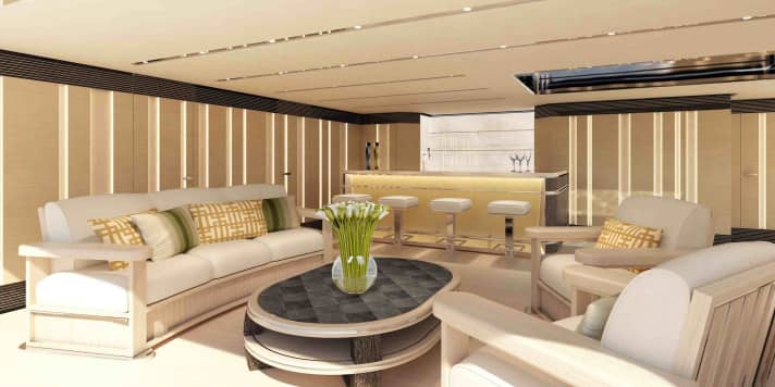 Modern and elegant: Sinot designers created the interior. | r.
