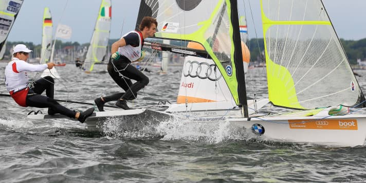   Schadewaldt/Baumann im Einsatz bei der Kieler Woche 2012