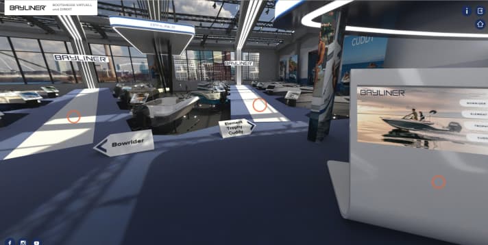 Die Ausstellung bei Bayliner