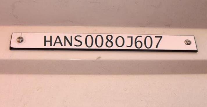   Bad photomontage of a serial number