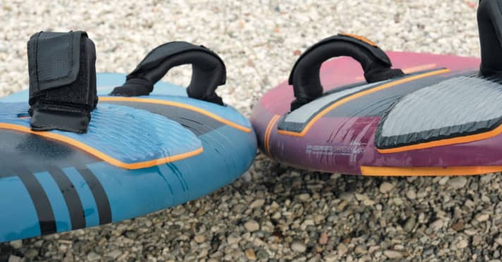 And the Super Sport (right) is also "boxier" in the tail than the Super Ride (left).