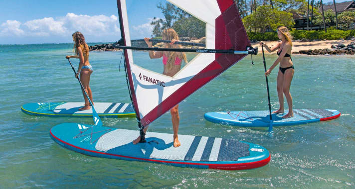 Allround-SUP zwischen zehn und elf Fuß bieten die beste Kombi aus Drehfreudigkeit und passablem Geradeauslauf beim Paddeln.