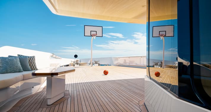 Basketballplatz auf Joy