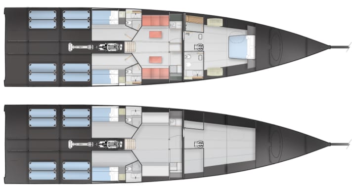 Zwei Modi für Cruising und Racing