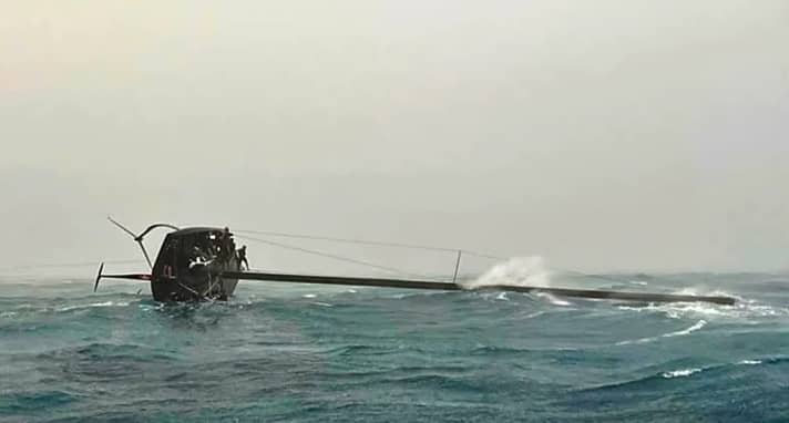 The Alinghi capsize