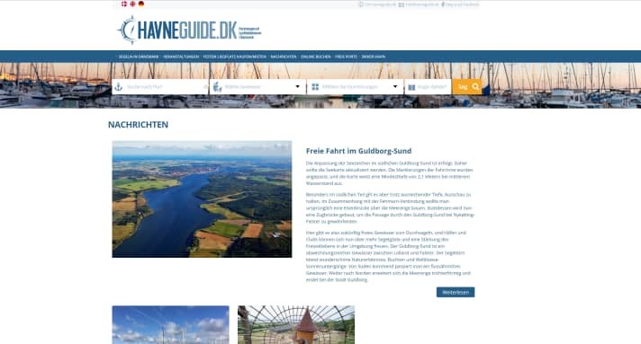   Jede Menge Inspiration gibt es über den Reiter "Nachrichten". Ein großer Teil der Website ist auf Deutsch verfügbar