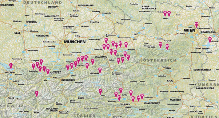 44 Seen haben die Schwestern Windlehner bei ihrer SUP Tour de Austria “bepaddelt”.