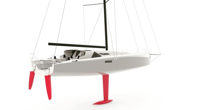 The J/V 43 is steered by tiller | Illustration: Judel/Vrolijk