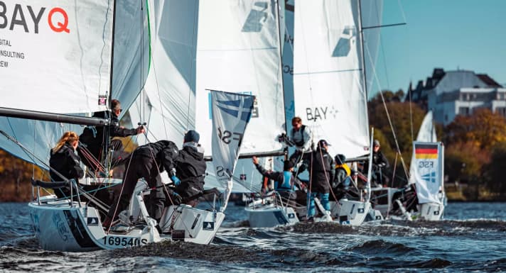Le scene di inseguimento ravvicinato sono tipiche degli sport di campionato
