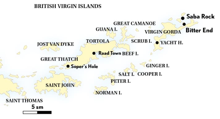  Des dizaines d'îles sur un espace restreint, pas de déclaration de départ ni d'arrivée : Ces avantages sont le secret du succès des BVI
