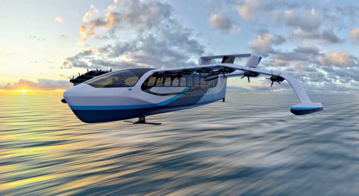 Seit 2022 fliegt ein Prototyp im Maßstab 1:4. Unter anderem hat die deutsche Fährrederei FRS zwei Flugzeuge geordert