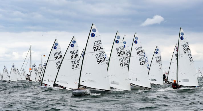   Europe-Start am ersten Tag der Kieler Woche