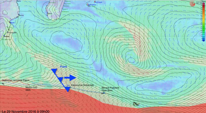   Weather situation for today