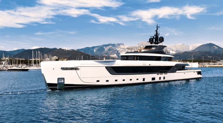 The Italian Sea Group: The 55 metre long "Silver Star" was designed according to Gian Marco Campanino's specifications, with Giorgio Armani providing the furnishings.