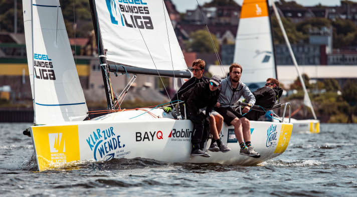 The new league leaders from the MSC in action off Kiel | el