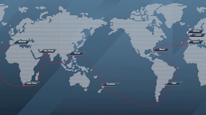   Around the globe in nine stages