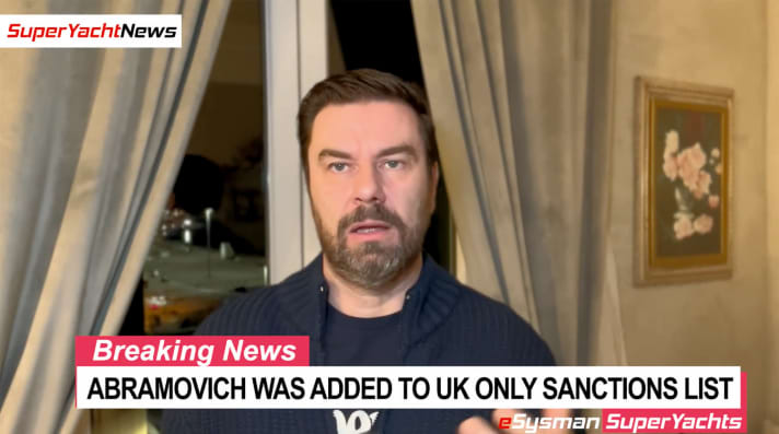 Newscharakter: There were daily video updates at the height of the yacht fixings