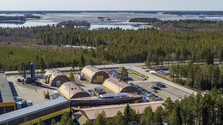 In the countryside: Baltics' founding headquarters in Bosund will soon be closed, here "Path" rolls away