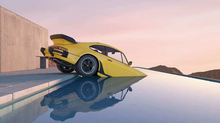 2020_12_Chris-Labrooy-gelber-911-Turbo-im-Pool