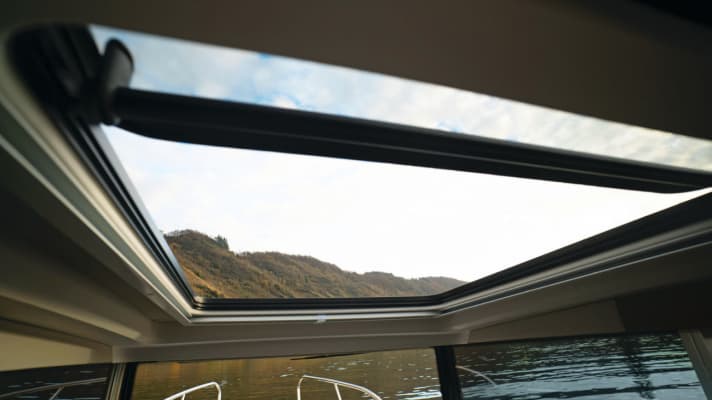 An electric sliding roof can be installed instead of the large hatch